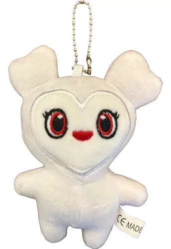 Llavero Peluche Colgante Lovely Twice Blanco Kawaii Kpop