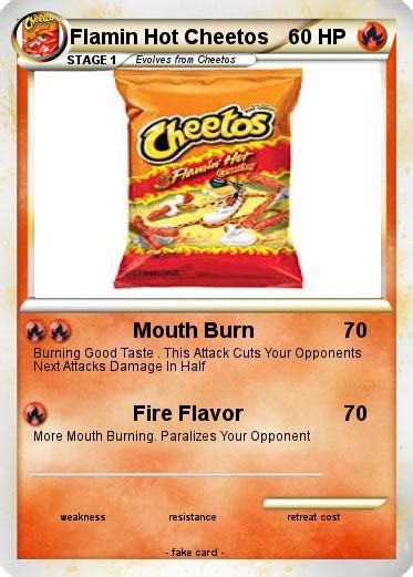 Pokémon Flamin Hot Cheetos Mouth Burn My Pokemon Card