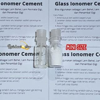 Jual Gic Set Glass Ionomer Cement Dental Lem Bubuk Gigi Lem