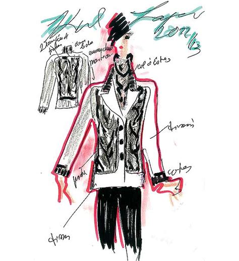 KARL LAGERFELD LAS ILUSTRACIONES DEL GRANDE DE LA MODA