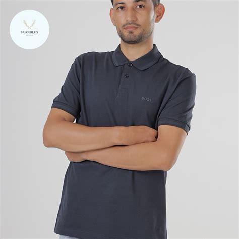 Jual Hugo Boss Men Pio 1 Cotton Pique Regular Fit Polo Shirt In Dark