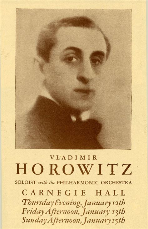 Vladimir Horowitz | Carnegie Hall