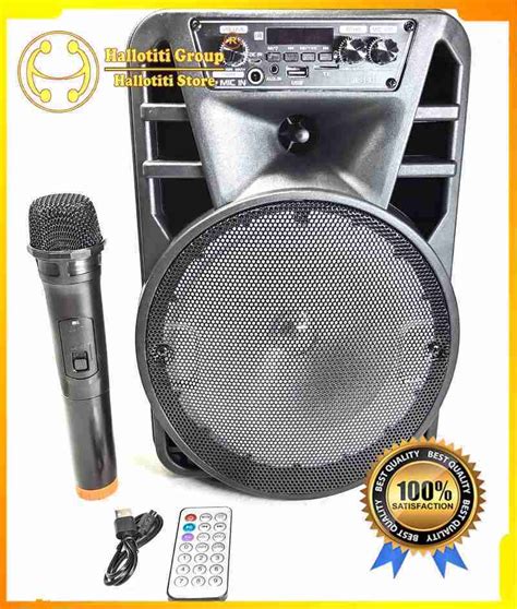 Jual JINLONG JL 1938 Speaker Aktif Bluetooth Portable 8 5 In Bonus MIc