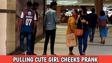 Pulling Cute Girls Cheeks Prank Asking Aapke Dil Ka Rasta Prank