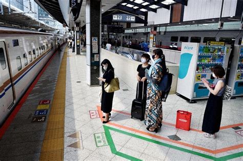 Bullet Train Passengers Sparse At Tokyo Station As Obon Holiday Begins