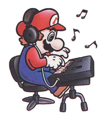 Mario Paint (SNES) Artwork from Animation, Art and Music mode images