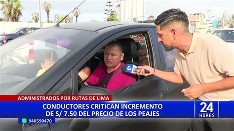 Conductores Rechazan Alza De Peaje A Soles En La Panamericana Sur