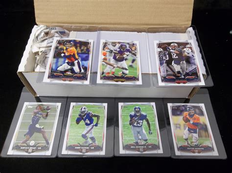 Lot Detail Topps Football Complete Set Of