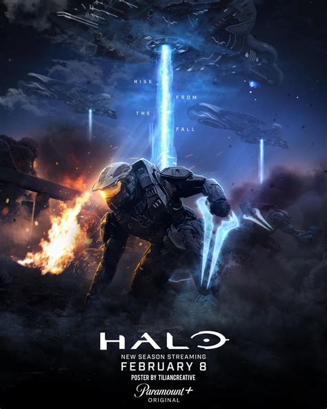 Halo Season 2 Poster I Have Two Versions Day Night Made By Me I Wanted More Helmet Action In