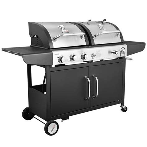 3 Burner Gas Charcoal Grill Agri Supply