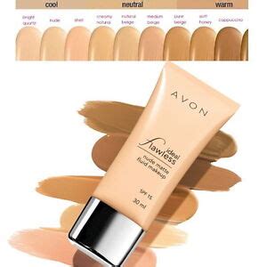 Avon Ideal Flawless Nude Matte Fluid Make Up Foundation Various Shades Boxed EBay