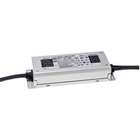 XLG-150-24-A | MEANWELL LED Driver 150W 24V/6250mA CC+CV IP67| 343063