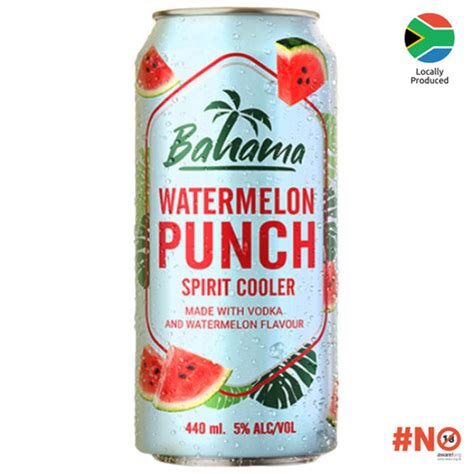 Bahama Watermelon Punch Spirit Cooler 440ml Bean27