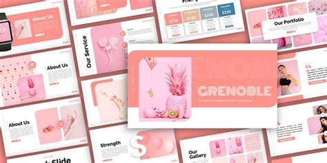 Grenoble Creative Presentation Template - TemplateMonster