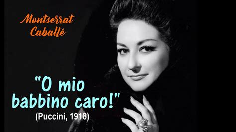 O mio babbino caro Puccini 1918 Montserrat Caballé 1970 Subts