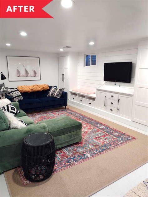 Before And After A Ikea Built In Storage Hack Saves A Cluttered