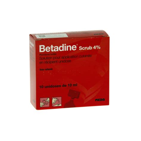 Betadine Rouge Scrub Antiseptique