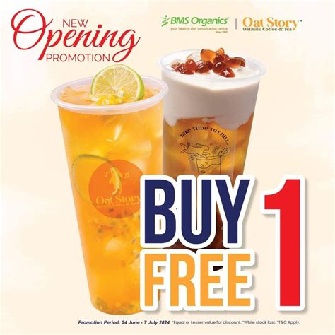 Grand Opening Promotion at BMS Organics Eko Cheras Cafe!