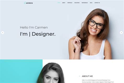 Personal Profile Website Template