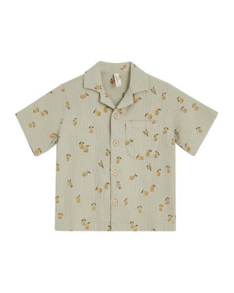 Muslin Short Sleeve Shirt Sand