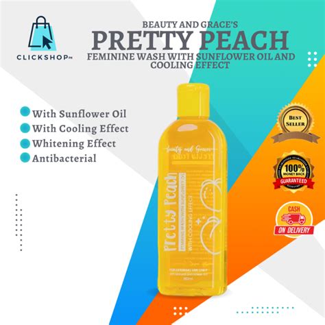 Original Pretty Peach Feminine Wash With Sunflower Oil And Cooling