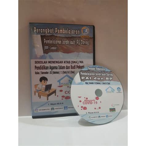 Jual Cd Rpp K13 Versi 1 Lembar Mapel PAI BP Kelas Xi 11 Sma Ma Mak