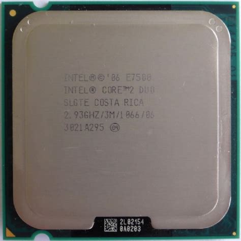 İntel Core 2 Duo E7500 - 2.93GHz / 3M / 1066 - SLGTE - Masaüstü işl...