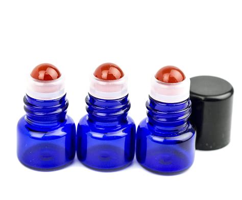 Amazon Grand Parfums Ml Mini Cobalt Blue Bottles With Red