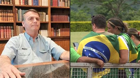 A Voz Embargada Bolsonaro Se Despede De Apoiadores Em Live AFP