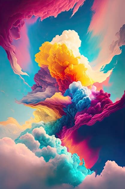 Premium Photo | Colorful clouds in the sky