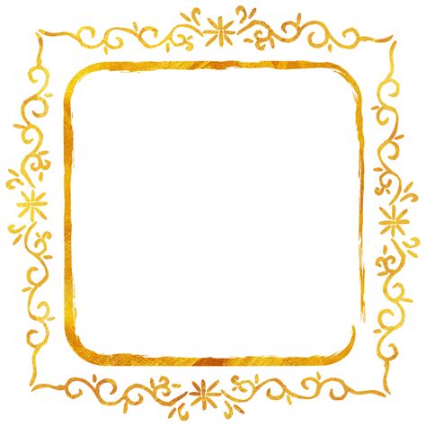 Gold Frame Illustration 44867703 Png