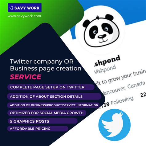 how to make a twitter account for business