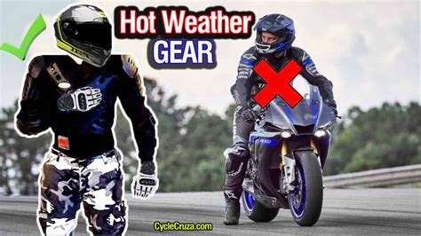 Best Motorcycle Gear For Summer Hot Weather Youtube