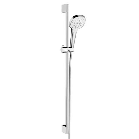 Hansgrohe Croma Select E Brausegarnitur Strahlart Chrom Wei Matt