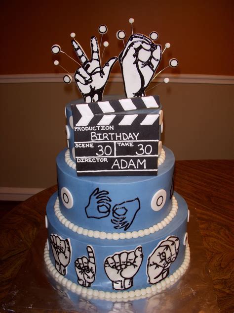 Sign Language Cake