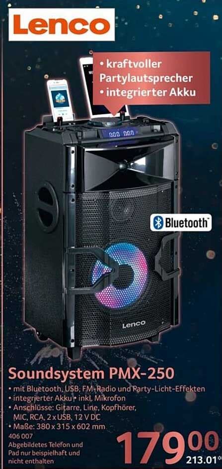 Lenco Soundsystem Pmx-250 Angebot bei Selgros - 1Prospekte.de