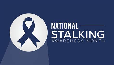 Illustration On The Theme Of National Stalking Awareness Month Observed