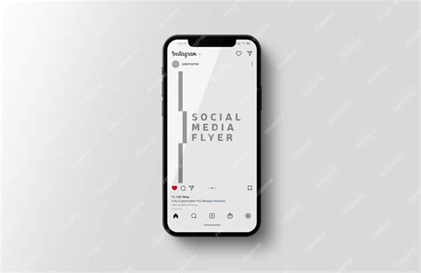 Premium PSD | Iphone Mockup - Instagram Post 1080x1350