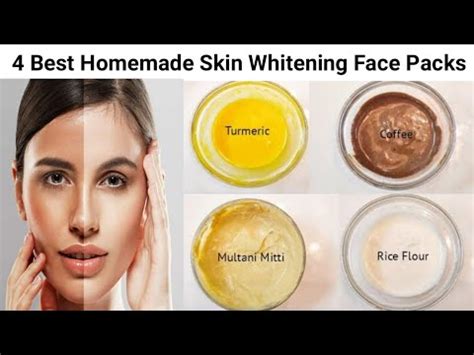 4 Best Homemade Face Packs For Skin Whitening Face Pack For Crystal