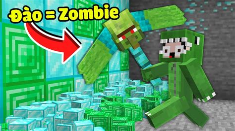 Minecraft Bedwars Nhưng Bạn Có Thể Đào Tất Cả Mọi Thứ Bằng Zombie Vô Hạn Youtube