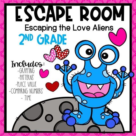 Valentine Escape Room 2nd grade Math Skills | 2nd grade math, Escape ...