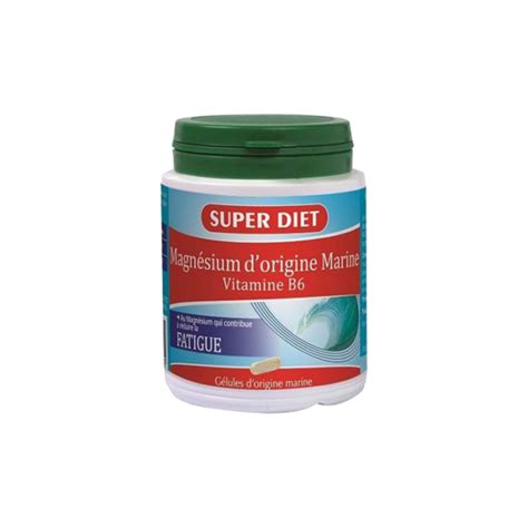 Magnésium dorigine Marine Vitamine B6 90 gélules Pharmacie du RER