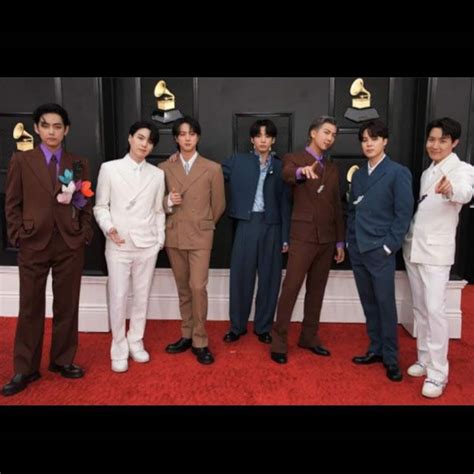 Bts X Grammys 2022 From Ar Rahman S Son Ar Ameen Posing With Butter Hitmakers To Kim Taehyung