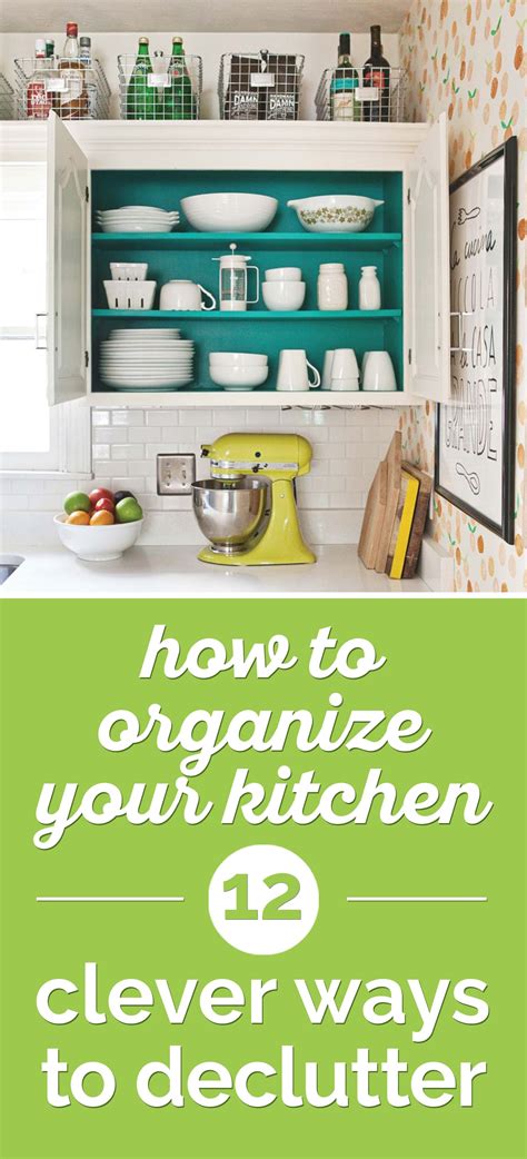 How To Organize Your Kitchen 12 Clever Ways To Declutter Thegoodstuff