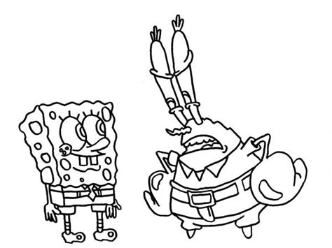 Spongebob Coloring Pages Mr Crab