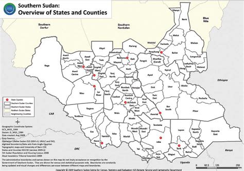 Maps Of South Sudan Map Sudan New World