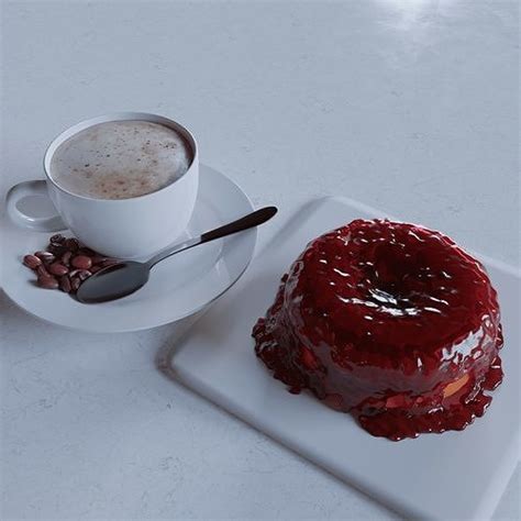 Jammy Donut Simulation And Model 3d Model Animated Cgtrader