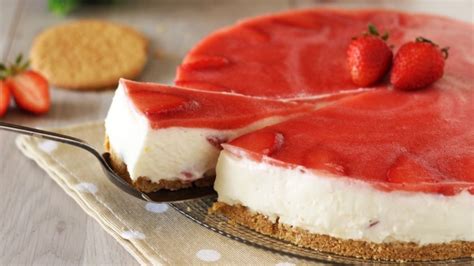 Cheesecake Au Yaourt Et Fraises Un Dessert Sans Cuisson Ma Patisserie