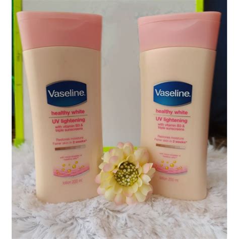 Jual Vaseline Healthy White Uv Lightening Ml Shopee Indonesia