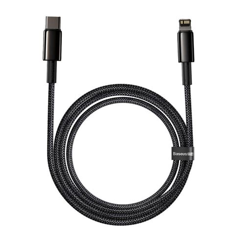 Cabo Lightning Usb C Pd W Turbo Metros Baseus P Iphone Ipad